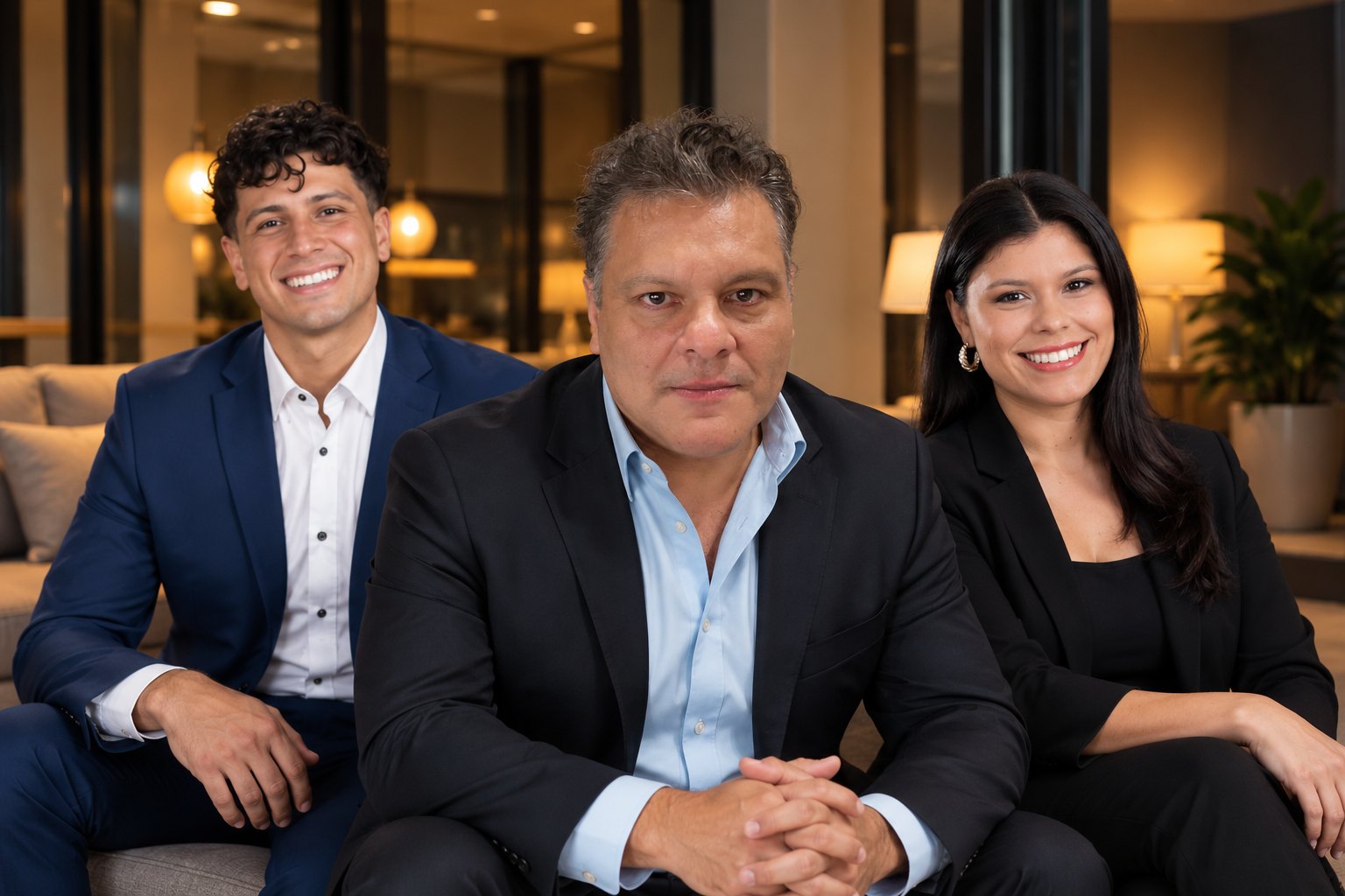 Justin Payan, Mauricio Payan and Ashley Mahecha-Payan of The Payan Team